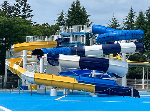 山形県総合運動公園 ウオータースライダー更新工事